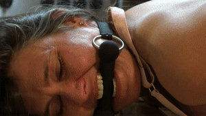 asslegsthighsandties.com - Taylor Hog Tied and Bit Gagged on the Counter thumbnail